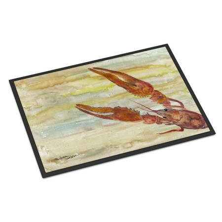 Carolines Treasures 18 x 27 in. Crawfish Yellow Sky Indoor or Outdoor Mat SC2021MAT